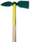 Leborgne, Serfouette Forgée Panne et Langue 35 cm, Manche Bois Certifié PEFC 100%, Outil forgé pour une meilleure résistance à l’usure, Pour les travaux en surface des terres, désherber, sarcler