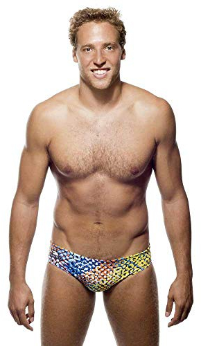 Turbo Schwimmhose Herren Circle - hochwertige Badehose für Schwimmer Wasserball Trianthlon (dt. Gr. 48 / Turbo Gr. L)