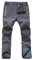 Gash Hao Herren Wasserdicht Winddicht Wanderhosen Ski Hosen Warme Softshellhosen Winter Outdoorhose Snowboardhose Trekkinghose Reißverschluss unten am Bein Hosen (180 Grau, 34W x 30L)