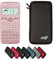 CALCUSO Basic Set: Casio FX-83GT X pink Scientific Calculator + WYNGS Protective Case Black + Extended Warranty