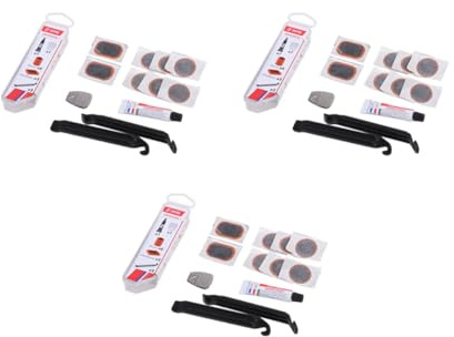 ZEFAL Pack Kit di Riparazione Ciclismo - Confezione da 3 Kit di Riparazione Universal+ per MTB e Bici da Strada - Ripara la tua Camera d'Aria in Modo Sicuro e Semplice
