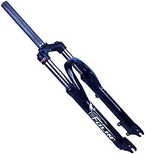 Mountain Bicycle Suspension Forks,26 Inch Bike Front Fork With Rebound Adjustment 110Mm Travel Bike Front Fork Air MTB Suspension Fork Ultralight Gas Shock Bicycle,Black,26in,Pleasant63