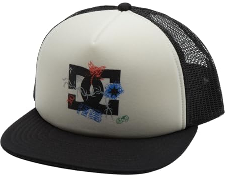 DC Shoes Boys Gas Station Trucker Seasonal Hat, White