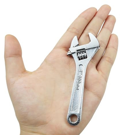 oupados 10×3×1cm Mini Llave Lnglesa Llave Lnglesa Pequeña Llave Inglesa De Acero Apto para Uso Industrial Doméstico