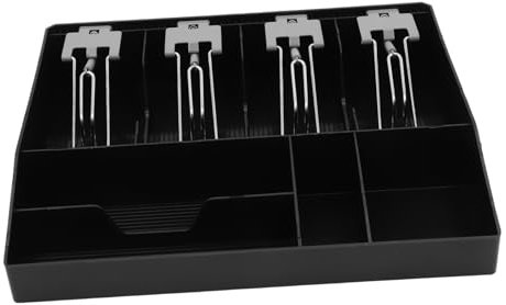 Lurrose Kasse Austausch Des Tabletts Geldablage Mit Clip Ersatzfach Für Die Geldschublade Münzfach Zur Anmeldung Geld Bis Zum Ersatz Ablagefach Für Währungsgeld Schubladenschrank Black Abs