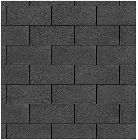 Gartenpirat Bardeau bitumé 3 m² Noir rectangulaire toiture abri Jardin