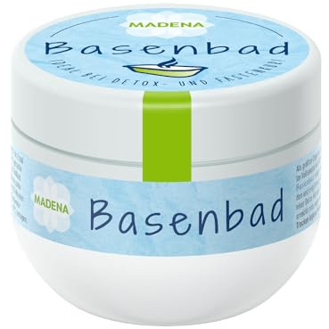Madena alkaliskt bad/bassats Pur | Detox och fästande botemedel/Detox/Basic badtillsats för en slät och klarare | Cellulitbleckerad, oljig eller torr hud |