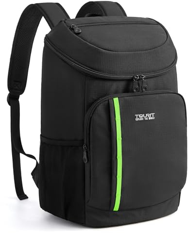 TOURIT Cooler Backpack 30 Cans Lightweight Insulated Backpack Cooler Leak-Proof Soft Cooler Bag Large Capacity for Men Women to Picnics, Camping, Hiking, Beach, Park or Day Trips