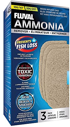 Fluval Ammonia Remover 107/207 Pompes/Filtres/Accessoires pour Pompes à Eau pour Aquariophilie