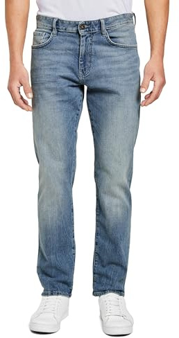 TOM TAILOR Homme Jean Coupe Droite Marvin, Light Stone Wash Denim, 30W / 34L