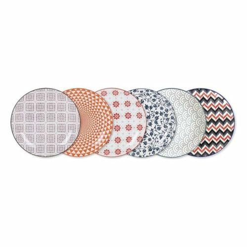 La Mediterránea S2206477 Fontana Hiromi, Porcellana, Rotonda, Ø 20,3 x 2,5 cm, Porcelain