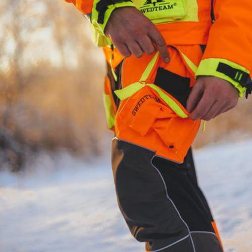 SwedTeam Protect Pro Shell Trousers Orange Neon C52