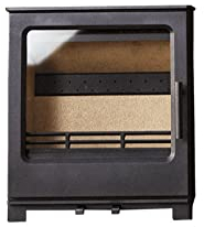 FUNDICIO - Estufa de Hierro Fundido de Leña Modelo AINHOA de 8 kW. Fabricada en Fundición