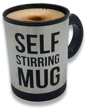 Mad Monkey Taza auto-agitadora - Taza con función agitadora