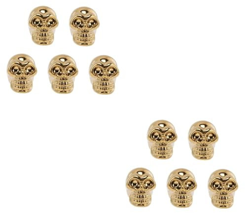 Ciieeo 10 STK -Dekoration Kristall Halloween-Dekorationen Schädel künstliche Schädelstatue Fischtopf kleine Schädel zum Basteln Halloween Dekoration Decor