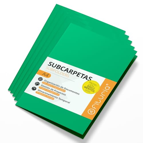 Cartelline Cartoncino A4, Raccoglitori Documenti di Carta 180gr, Cartella Portadocumenti per Archiviazione, Confezione da 50 Carpette Portadocumenti Colorate Ordinare Documenti - Ofituria (Turchese)