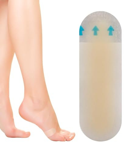 Apósitos de ampollas en los pies – Almohadillas protectoras de ampollas portátiles, cinta adhesiva duradera para la prevención de ampollas, almohadillas de cicatrización de vejigas, parches para pies