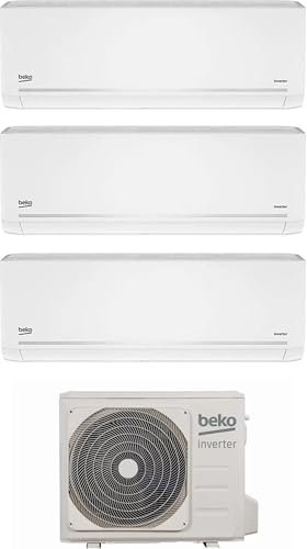 Climatizzatore Trial Split 9000 + 9000 + 12000 Btu, con pompa di calore, Classe energetica A++/A+