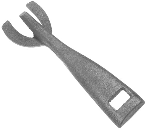 OSALADI Pince en Fer pour Poêles Teppanyaki Anti-Brûlure Outil de Préhension Polyvalent pour Plaques de Cuisson Pinces Pratiques pour Barbecue et Assiettes à Steak Accessoire la