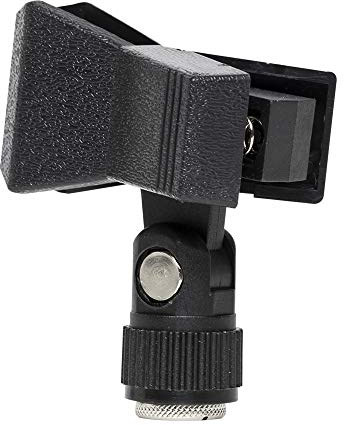 Stagg MH-1AH - Supporto per microfono caricato a molla, colore: nero