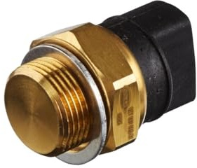 HELLA 6ZT 007 802-011 Interruptor de temperatura, ventilador del radiador - 12V - 3polos - Conector plano - atornillado - Contacto de cierre