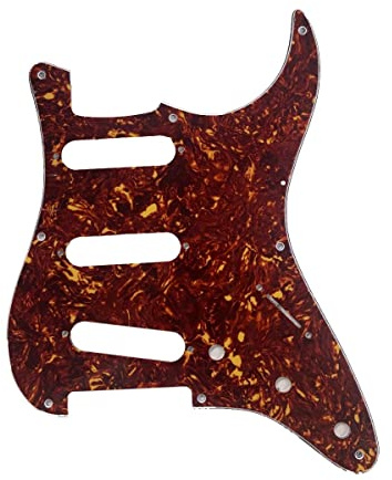 KAISH 8 hål amerikansk vintage stil Strat SSS Pickguard ST gitarrplektrum skydd repplatta för Strat/Stratocaster vintage sköldpadda
