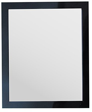 King Collection King Home S1710942 Specchio da Parete con Cornice, Nero