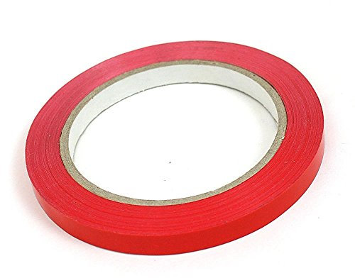 9mm RED Vinyl Sealing Tape Butchers Neck Sealer Tape Fruit Veg Food Sweets (6)