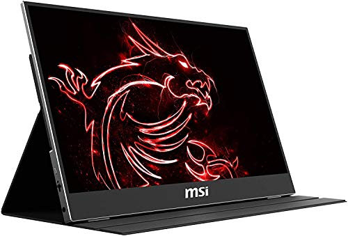 MSI Optix MAG161V - Monitor portátil de 15.6 FullHD 60Hz (1920 x 1080, pantalla plana, panel IPS, ratio 16:9, brillo 180 nits, Anti-glare) gris