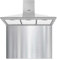 Baridi 90cm Chimney Style Cooker Hood with Carbon Filters, Stainless Steel - DH211