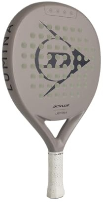 Dunlop Padel Raqueta Lumina Light Grey - Amazon Eclusivo - Marco de Grafito, Pro EVA Core, 365g