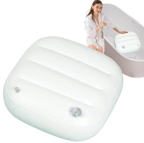Cojín elevador de asiento para bañera de hidromasaje, almohadilla de asiento de spa con peso, cómoda almohada de apoyo antideslizante, alfombrilla de asiento para interiores y exteriores, para baño