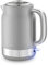Swan SK19025GRY Retro Jug Kettle, Rapid Boil, Removable Limescale Filter, Easy Pour, 360 Degree Base, Water Indicator Window and Boil Dry Protection 1.7L, 3KW, Grey