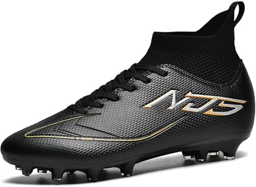 FGNINIY Boys Football Boots Kids Soccer Shoe Astro Turf Athletics Training Sport Shoes Teenager Profession Competition Indoor Outdoor Football Shoes Unisex