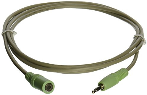 C2G 27408 3.5mm M/F Stereo Audio Extension Cable (PC-99 Color-Coded) (6 Feet, 1.82 Meters) Beige