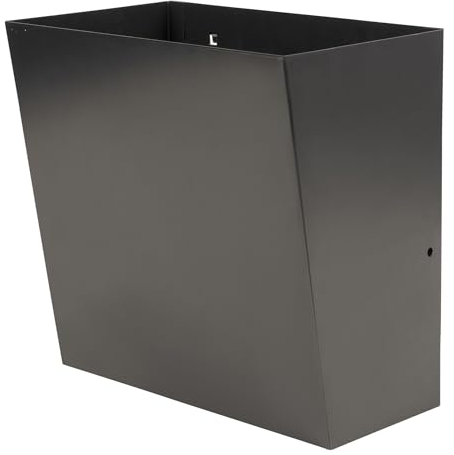 STIER Corbeille à papier pour servante d'atelier STIER vide, anthracite, 302 x 302 x 150 mm, accessoires servante d'atelier, corbeille murale