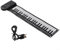 SPORTARC Elektronische Handtastatur, zusammenklappbar, flexibles Klavier, 49 Tasten, Rollup Piano mit USB-Ladekabel für Anfänger (schwarz)