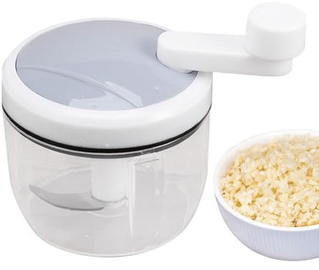 Honhoha Tritatutto Manuale per cipolle, Tritatutto Manuale per Alimenti, Trita Aglio e tritaverdure, Robot da Cucina per Tagliare la Cipolla, tritacarne, smerigliatrice per Aglio