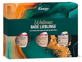 Kneipp - Set Regalo con 3 Oli da Bagno Popolari, Misure di Prova per Conoscere e Regalare, 3 x 20 ml