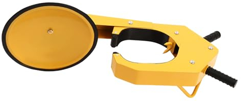 Ecoggeder Radkralle Parkkralle Anwendbare Radbreite 34cm Radklemmenschloss mit Saugnäpfe zum Schutz der Radmuttern Reifensperre für Autos, Anhängern, Lastwagen