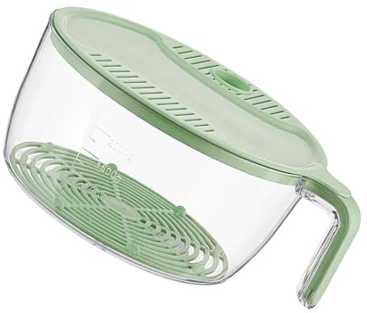 SIXRUN Scolapasta per Rondella di Riso Scolapasta Versatile e Confortevole con Impugnatura Antiscivolo Scodella per Verdure di Grande capacità per Cucina Domestica Scolapasta per