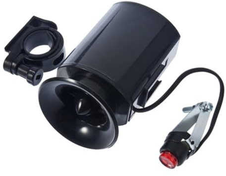 Electric Bike Horn 6 Sounds Loud Handlebar Ring Bell Bicycle Cycling Alarm Speaker 1 Set, Bicycle Horns