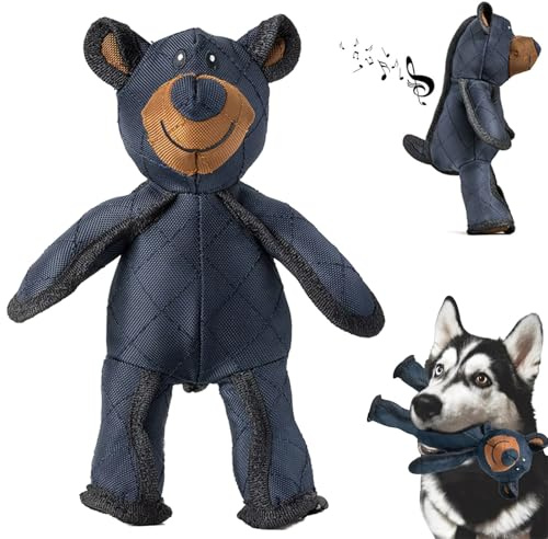 Juguetes indestructibles para perros, juguete irrompible para perros, juguetes indestructibles para perros grandes, juguetes chirriantes indestructibles para perros, juguete masticador duradero y