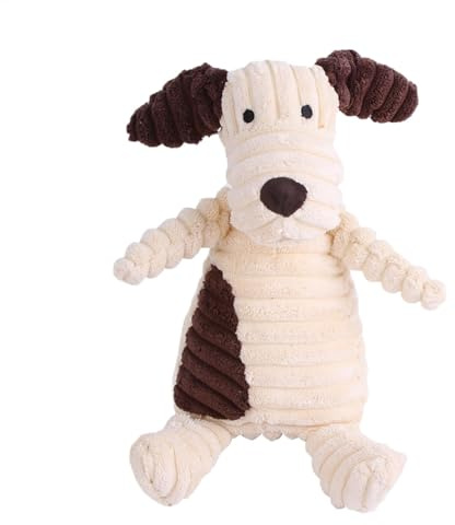 ccuzs Dog Squeaky Toys, Plush Chew Toy, Sturdy Design, Built-In Squeaker, Small Size, Puppies and Teeth Cleaning, Ideal for Small Dogs and Playtime