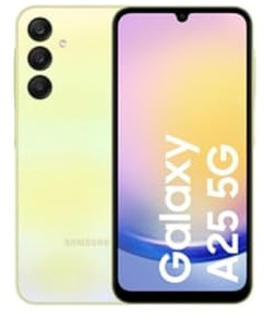 Samsung Galaxy A25 5G, Factory Unlocked Android Smartphone, 128GB, Fast Charging, 50MP Camera - Yellow (Renewed)