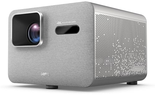 BenQ TK705STi 4K HDR Short Throw Projector, 3000 ANSI Lumens, Google TV, Netflix, Low Input Lag, Auto Image Adjustment, Bluetooth, HDMI 2.1, MEMC, HDR10+, for Small Room, Quiet Projector
