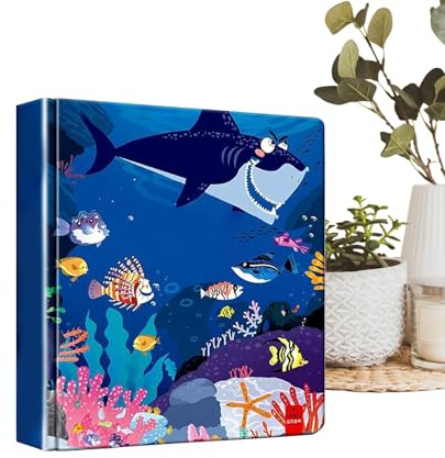 Storybook - Interaktiv brädbok med djurtema, inbundna inlärningssidor | engagerande läsning talverktyg för barn pojke flicka förskola födelsedag resa
