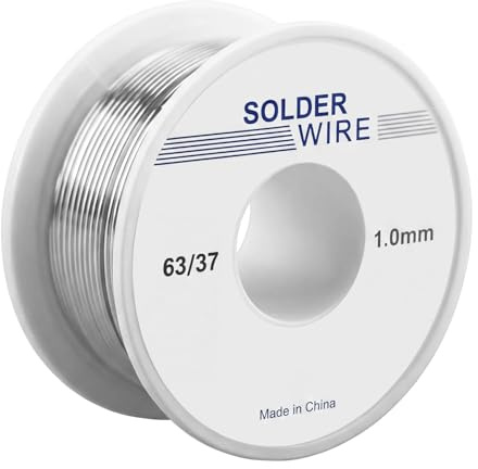 Alambre de soldadura, 1mm 100g Hilo Estaño para Soldar Núcleo de Colofonia