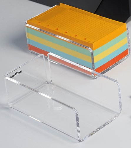 Zettelbox mit Zettelblock, 500 Blatt, farbig