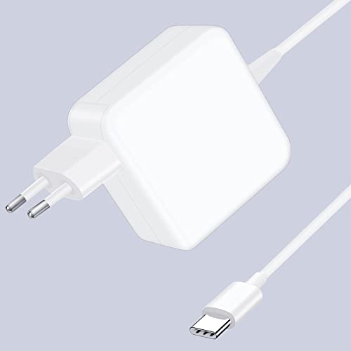 DTK 61W 67W Alimentatore USB C Caricatore Notebook Type C per MacBook Pro/MacBook Air 13 pollici,iPad Pro 12,9/11 pollici,HP,Huawei,Samsung,Dell,Asus,Xiaomi,Caricabatterie PC Portatile USB C